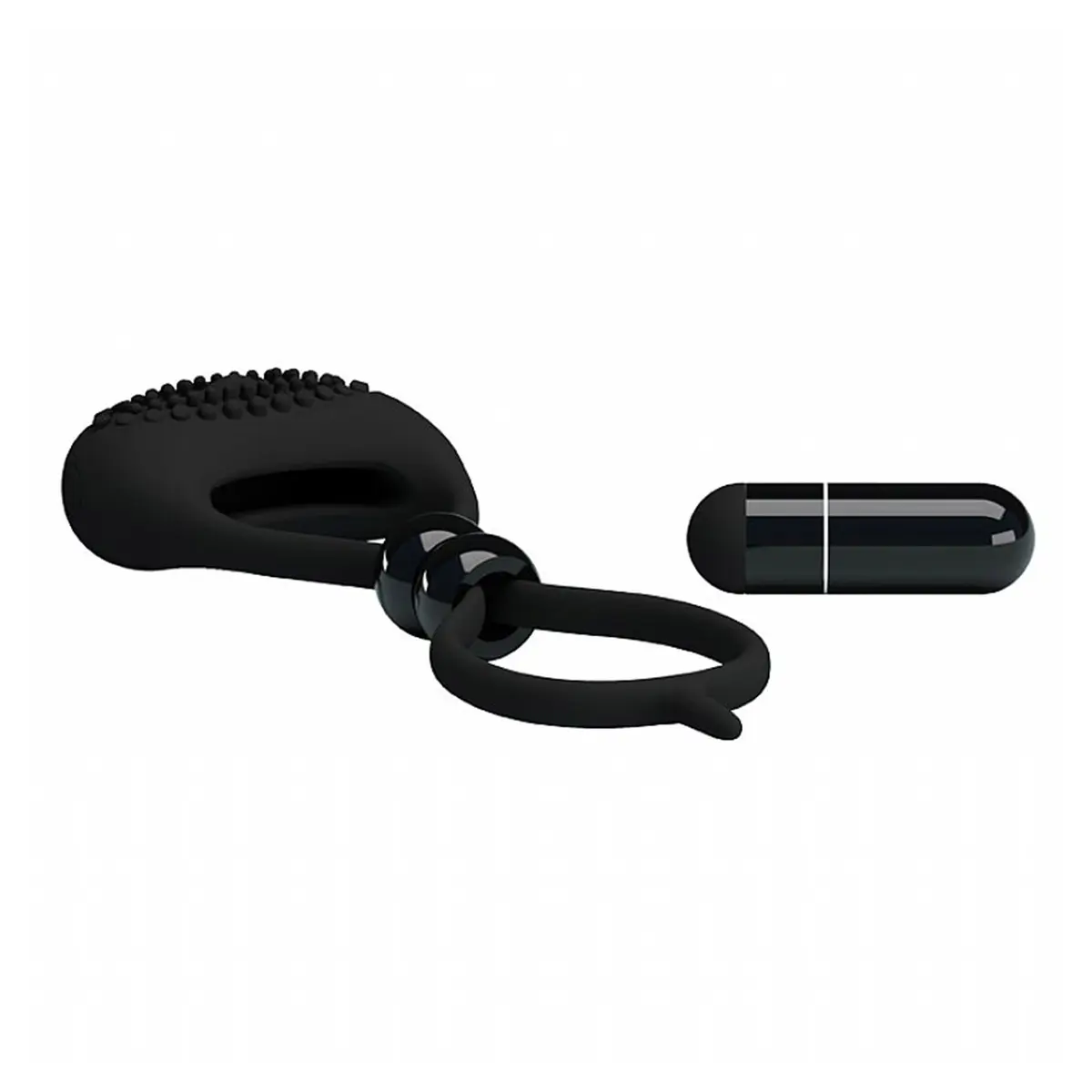 ANEL PENIANO E DE ESCROTO COM VIBRADOR - LOCKER ANEL PENIANO E DE ESCROTO COM VIBRADOR - LOCKER - vista adicional - Butique Bella