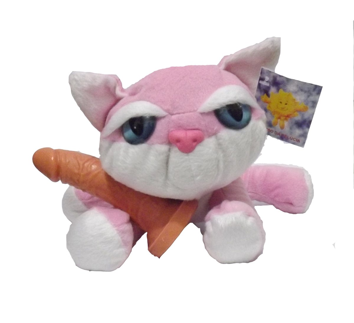 GATINHA - PELÚCIA ANTIALÉRGICA + PÊNIS 10CM - Butique Bella