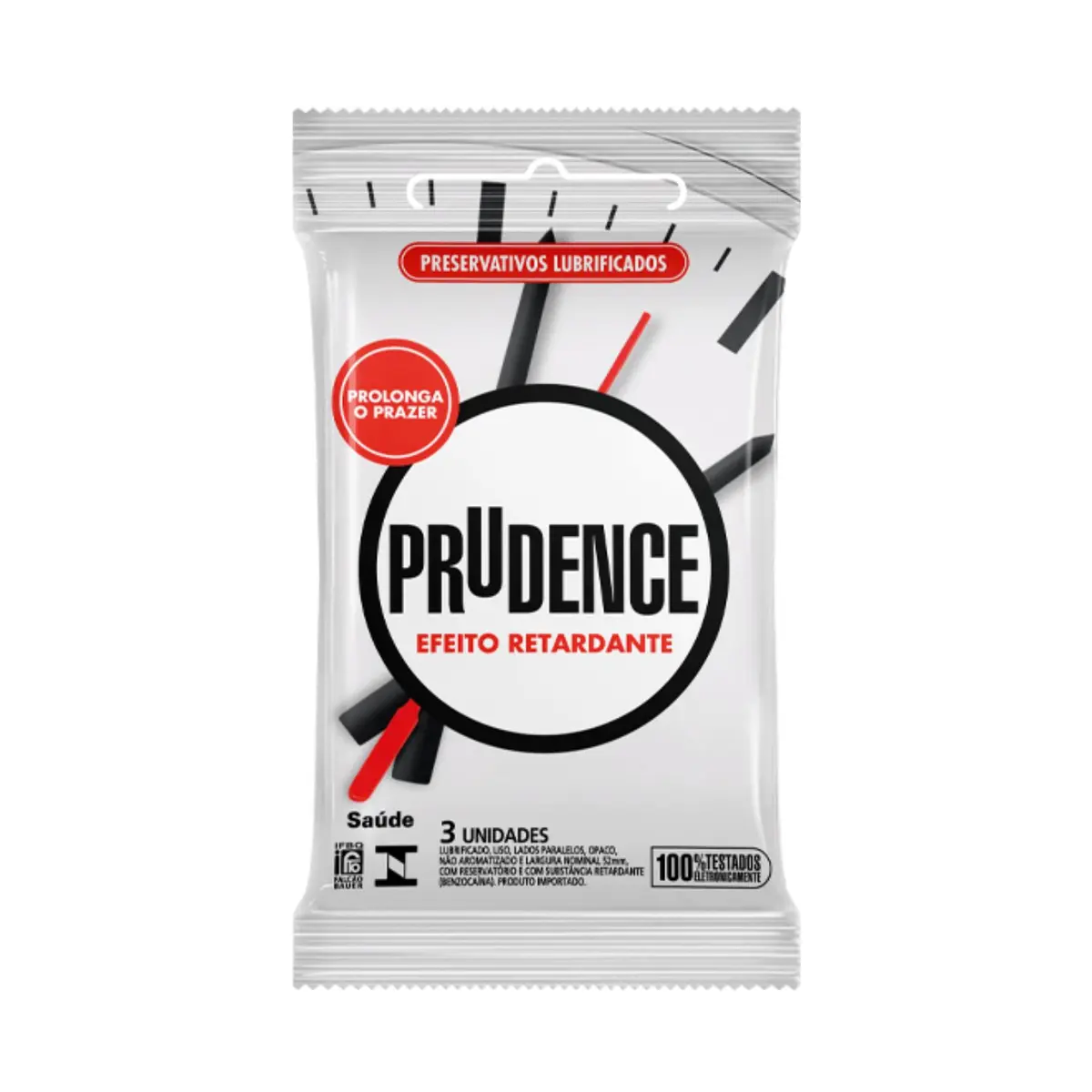 PRESERVATIVO PRUDENCE - EFEITO RETARDANTE - 3UN, Prudence PRESERVATIVO PRUDENCE - EFEITO RETARDANTE - 3UN, Prudence - Butique Bella