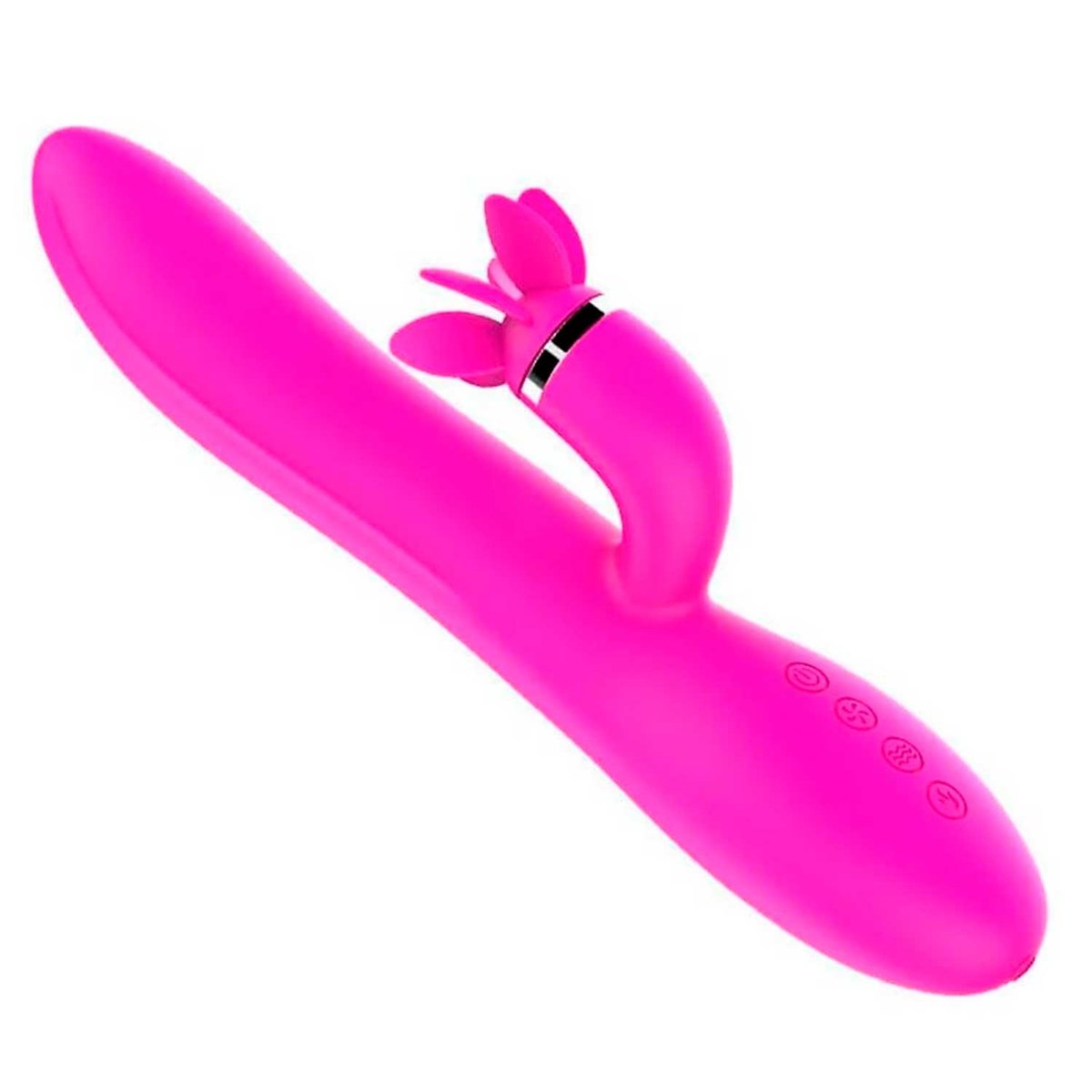 FOGO NO PARQUINHO - VIBRADOR COM 12 MODOS, FUNÇÃO AQUECIMENTO E LÍNGUA VIBRATÓRIA, Intt - Butique Bella