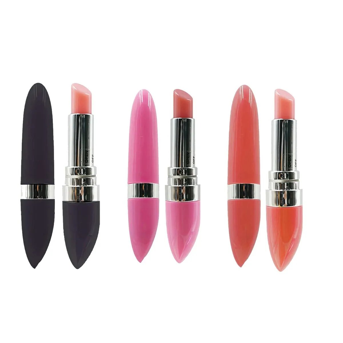 VIBRADOR LUXO FORMATO BATOM. VIBRADOR LUXO FORMATO BATOM. - Butique Bella
