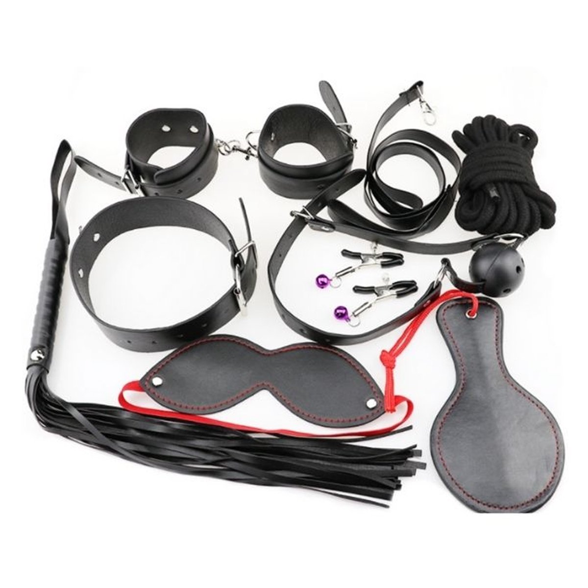 KIT BONDAGE – 8 EM 1 - A - Butique Bella