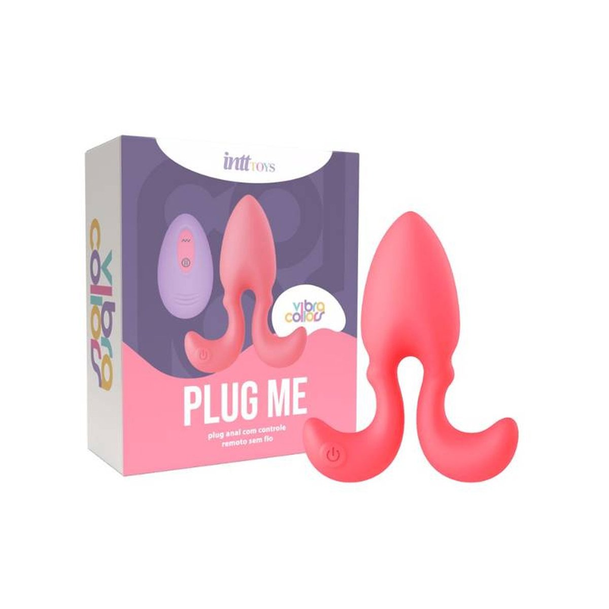 PLUG ME  - PLUG ANAL COM CONTROLE REMOTO SEM FIO, Intt - vista adicional - Butique Bella