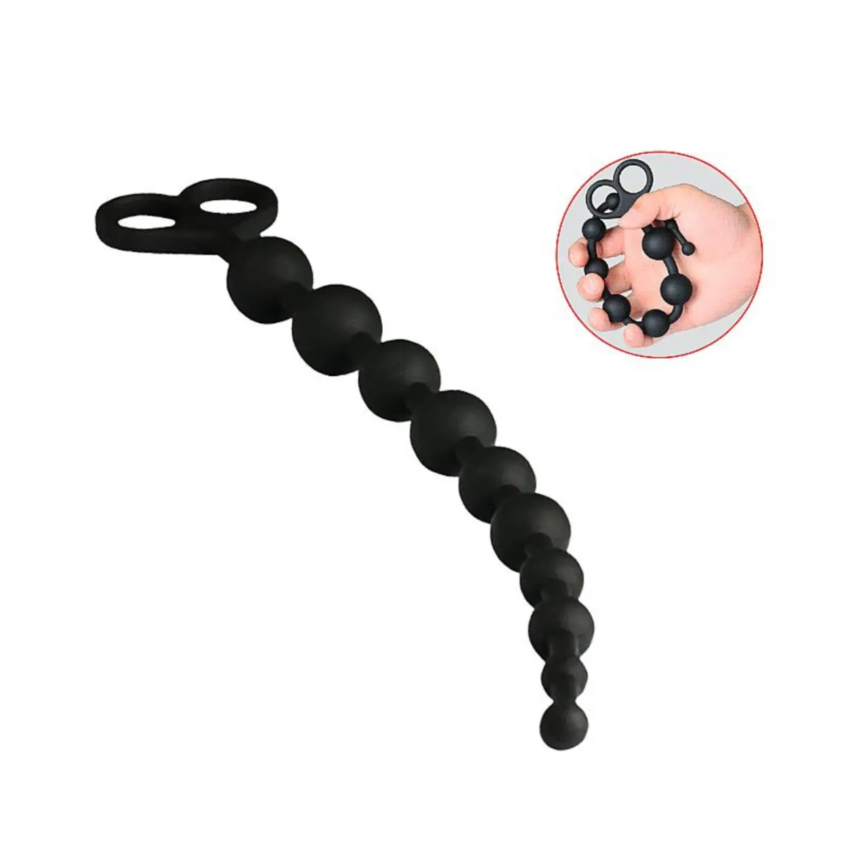 Plug Anal Escalonado em Silicone 34cm