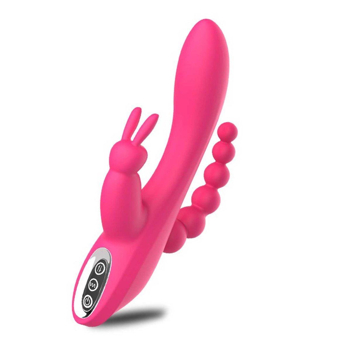 VIBRADOR TRIPLA ESTIMULAÇÃO - PONTO G, CLITÓRIS E ÂNUS - Butique Bella