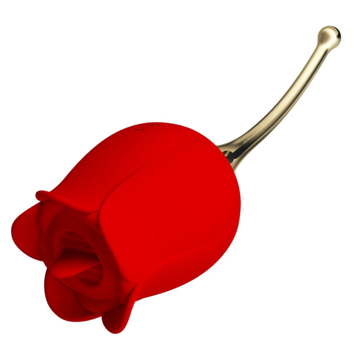 VIBRADOR ESTIMULADOR DE CLITÓRIS EM FORMATO DE FLOR - vista adicional - Butique Bella