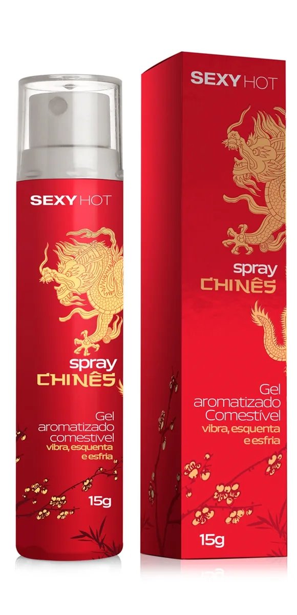 SPRAY CHINÊS - POMADA CHINESA EM SPRAY COMESTÍVEL, Adão e Eva - Butique Bella