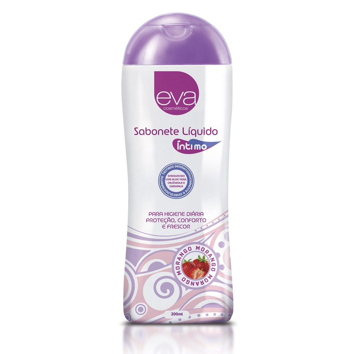SABONETE LÍQUIDO ÍNTIMO - AROMA MORANGO 200ML, Adão e Eva SABONETE LÍQUIDO ÍNTIMO - AROMA MORANGO 200ML, Adão e Eva - Butique Bella