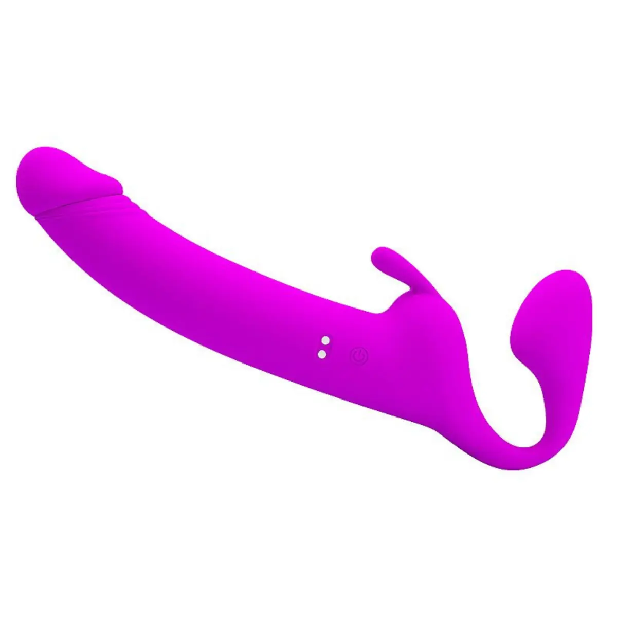 VIBRADOR STRAPLESS - PONTO G E CLITÓRIS COM TAPPING, Importado - vista adicional - Butique Bella