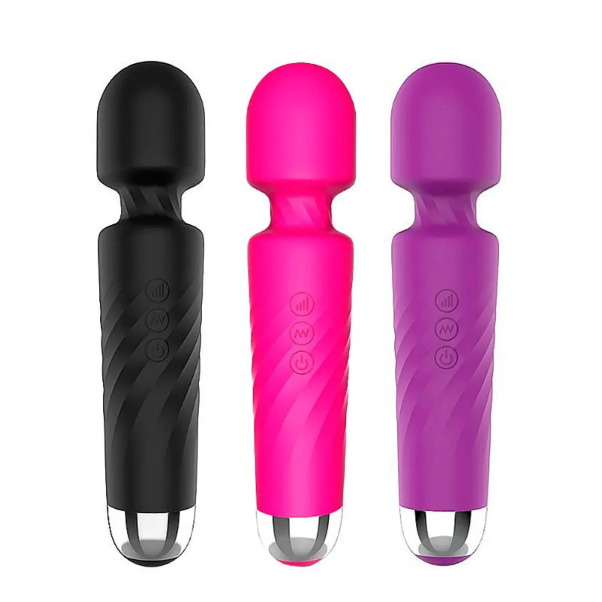 Varinha Mágica Vibrador Recarregável USB 20 Vibrações