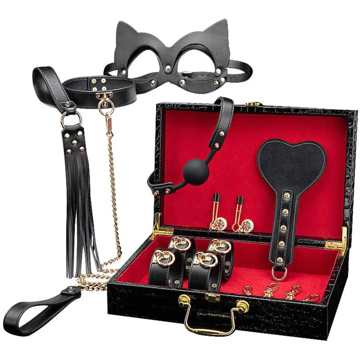 KIT MALETA SADO DE LUXO COM PRETO - vista adicional - Butique Bella