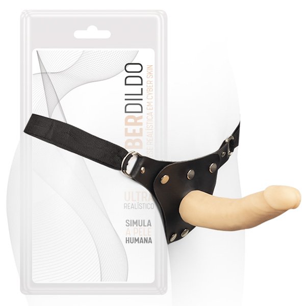Prótese em Cyberskin 18,5x4,5 com Cinta
