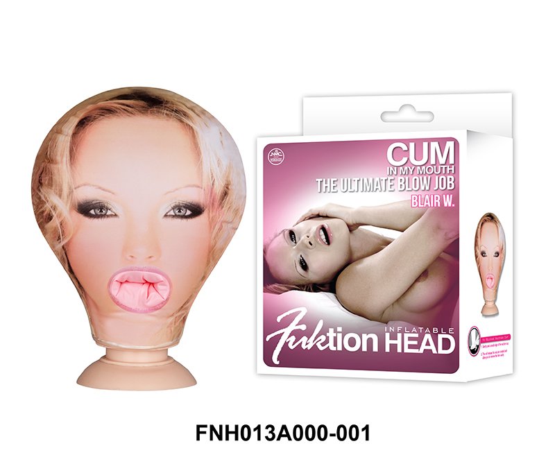 Masturbador Cabeça Boneca Inflável Penetrável — foto 1