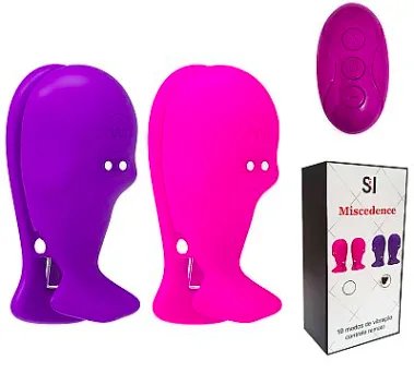 Grampos de Mamilos com Vibrador - Miscedence