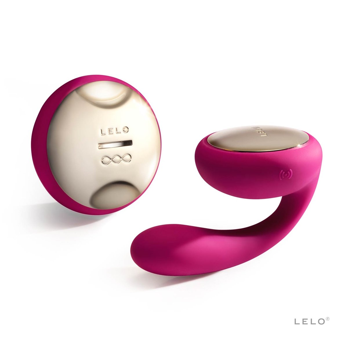 IDA™ - VIBRADOR PARA CASAL COM CONTROLE SENSEMOTION CERISE (ROSA) - LELO - Butique Bella