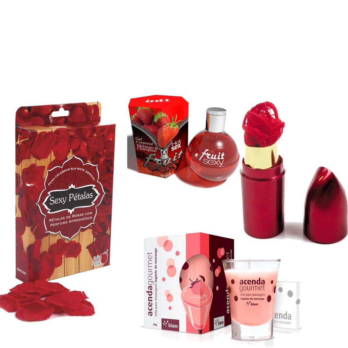 O AMOR ESTA NO ÁR - KIT DE PRODUTOS ERÓTICOS - Butique Bella