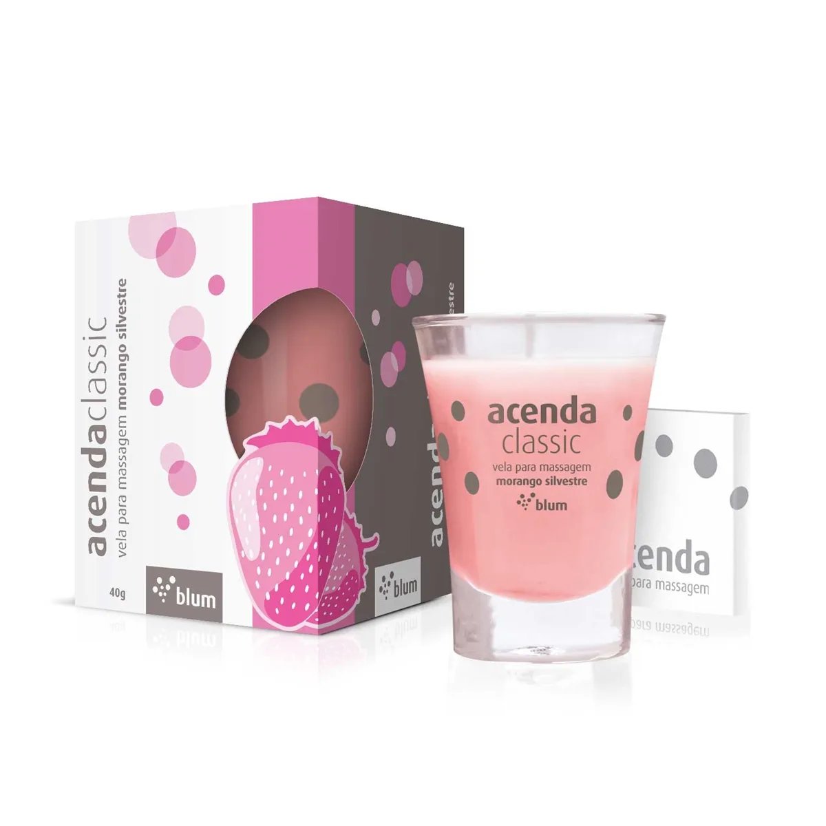 VELA BEIJÁVEL ACENDA GOURMET - MORANGO SILVESTRE, GERAL - Butique Bella