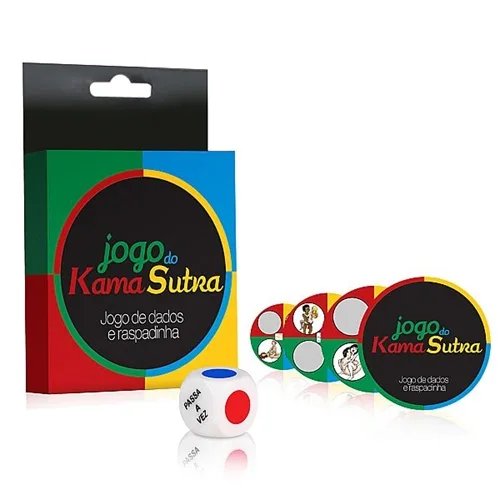 JOGO DO KAMA SUTRA - BRINCADEIRA ADULTA COM DADO E RASPADINHAS - vista adicional - Butique Bella