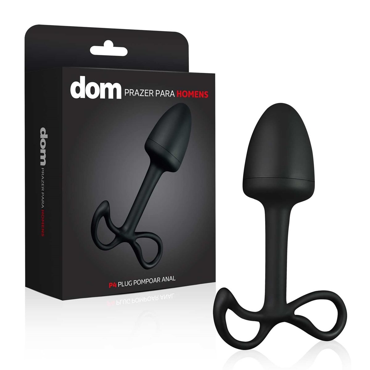 P4 - Plug Anal de Pompoar para Homens