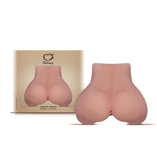 MASTURBADOR EM FORMATO DE BUNDA EM CYBER DUPLA PENETRAÇÃO, Sexy Fantasy MASTURBADOR EM FORMATO DE BUNDA EM CYBER DUPLA PENETRAÇÃO, Sexy Fantasy - Butique Bella