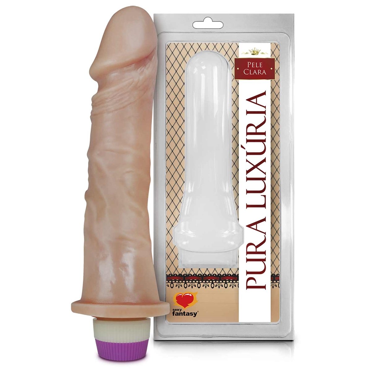 Pênis Realístico com Vibro - 18 x 4,4cm