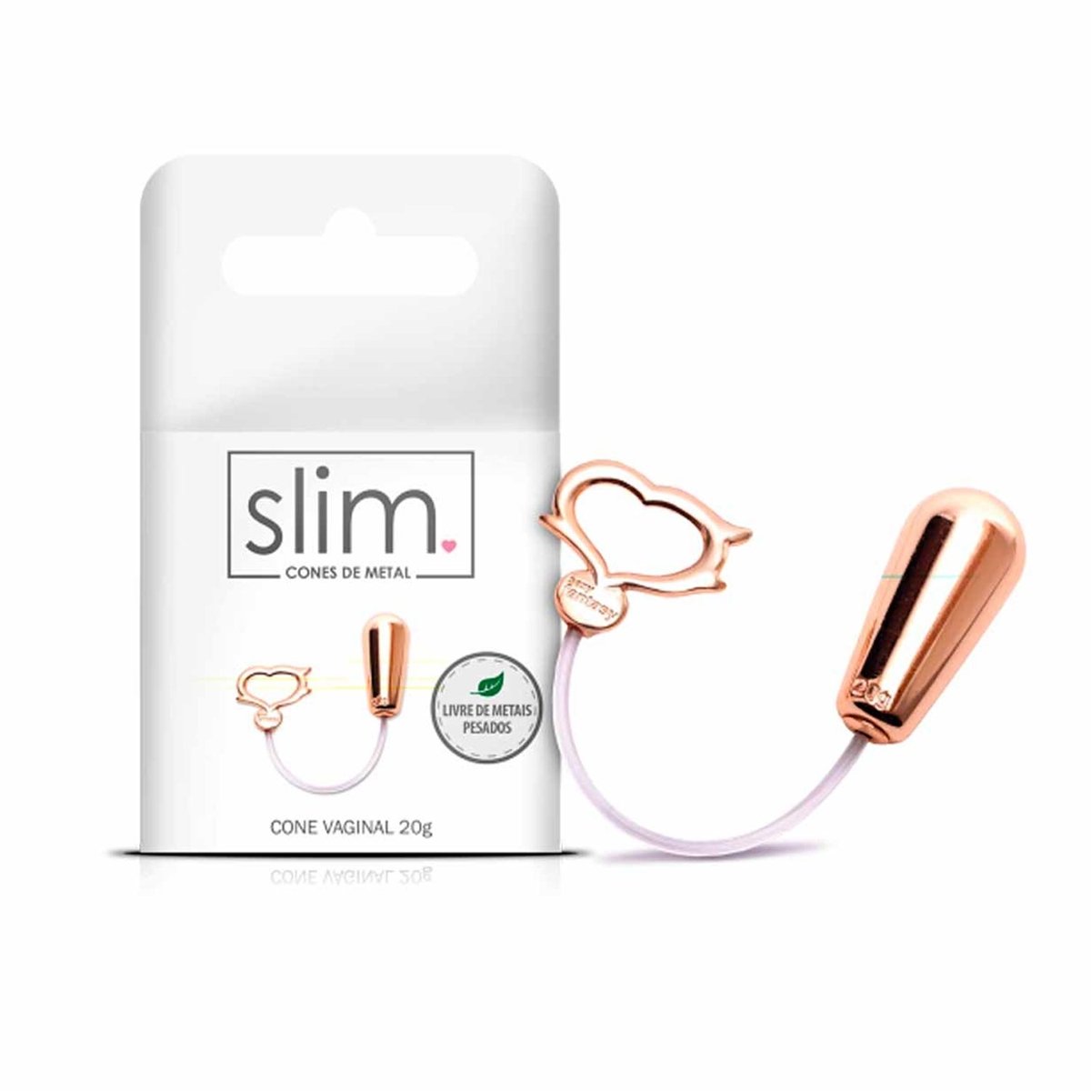 Cone para Pompoarismo em Metal - 20g - Linha Slim