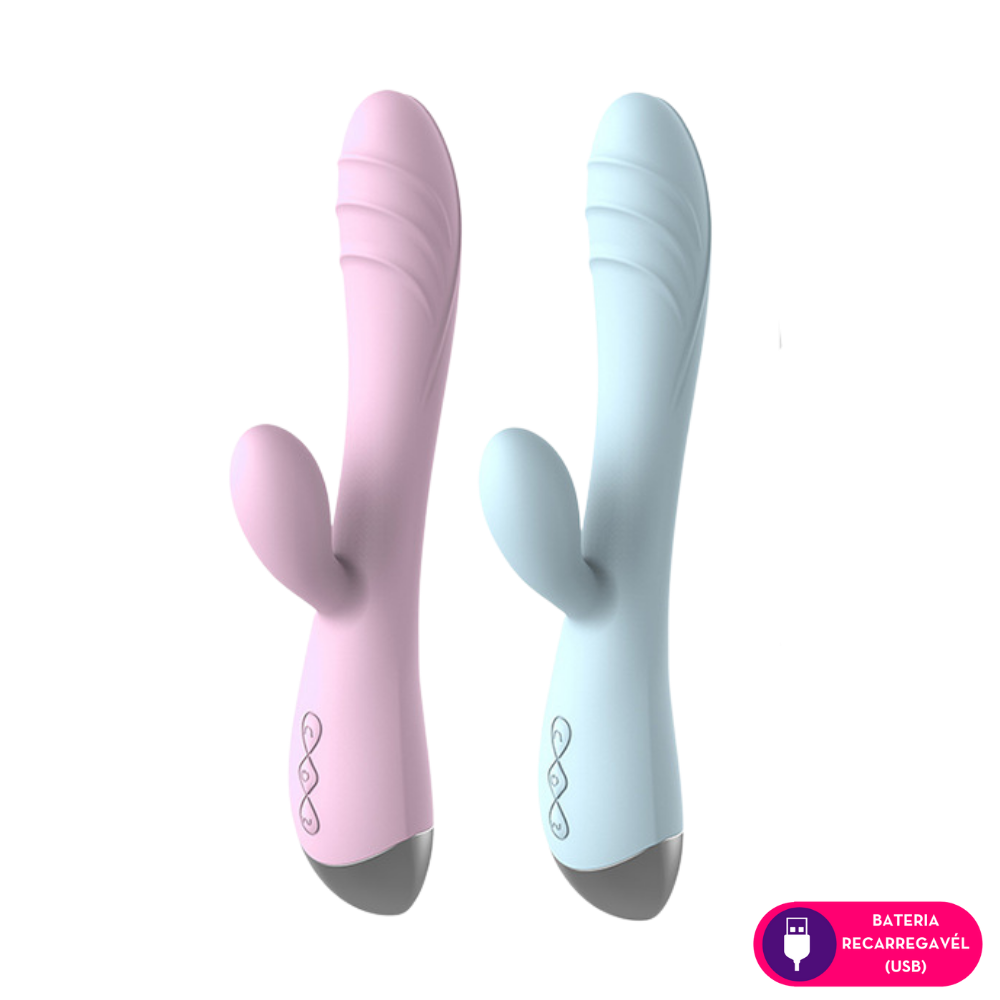 Vibrador Ponto G com estímulo clitoriano