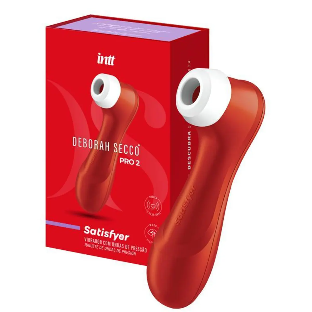 Satisfyer Pro 2 Collab INTT Deborah Secco Air-Pulse Vermelho