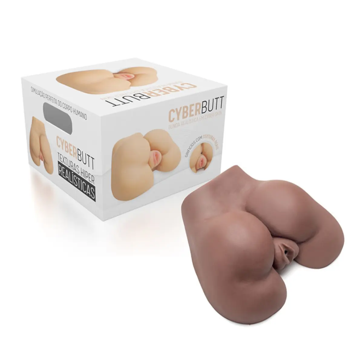 Bunda em Cyberskin Pele Morena - com Ânus e Vagina - Taty - Cyberbutt — foto 1