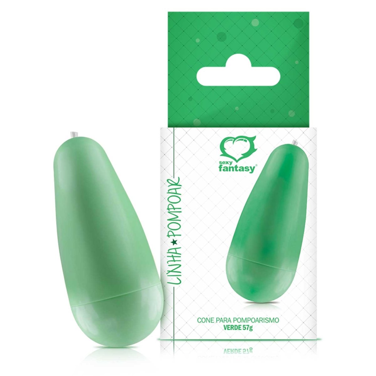 Cone para Pompoarismo - Verde 57g