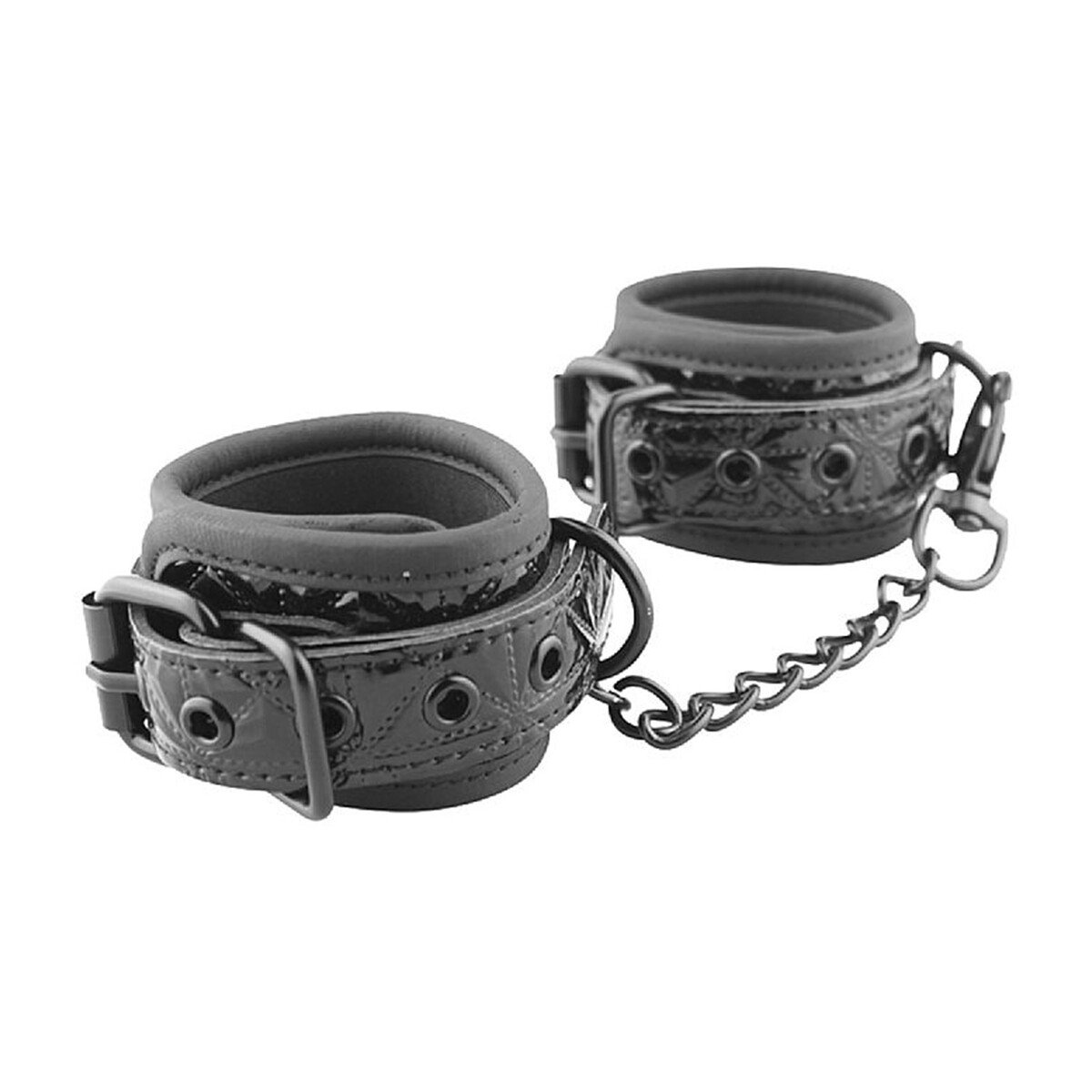 Algema com Corrente e Fivelas 30 cm - Luxury Fetish