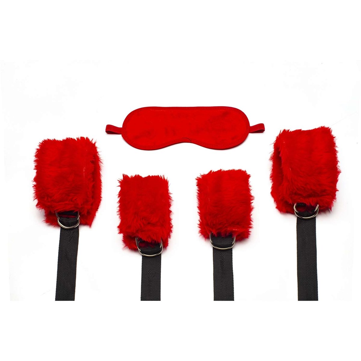 Kit Bondage Mãos e Pés + Venda