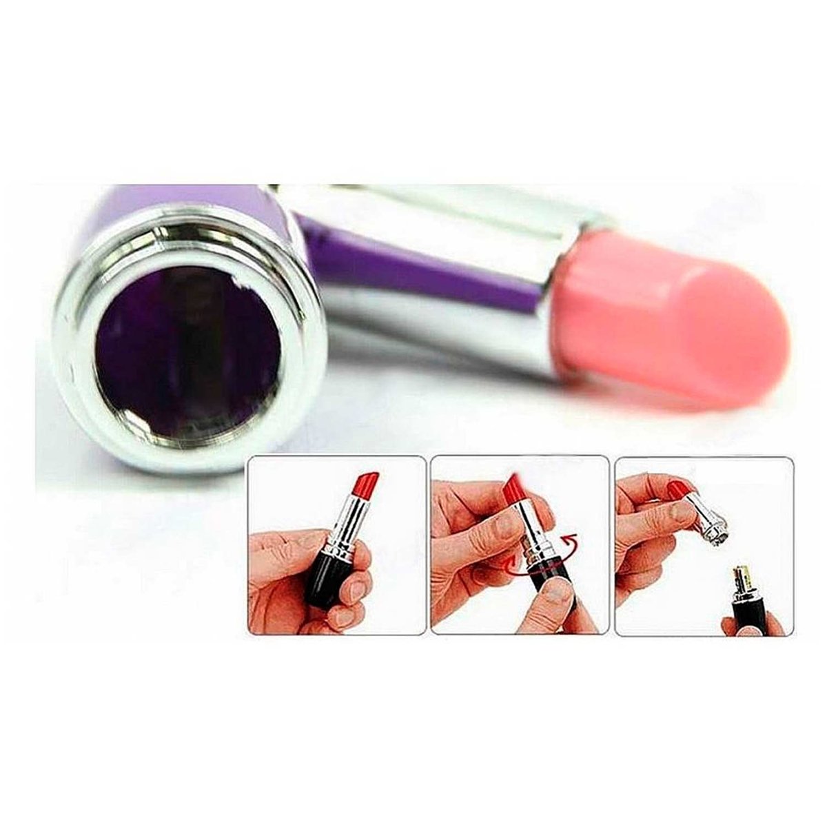 Vibrador em Formato de Batom - Lipstick Vibe