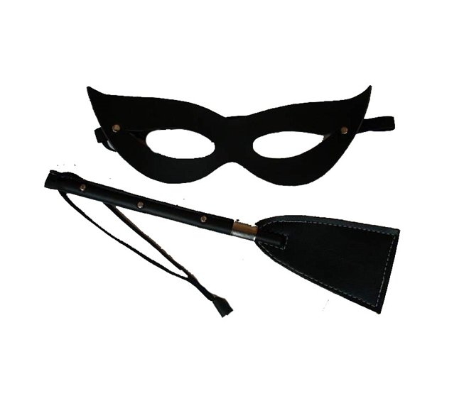 Kit da Tiazinha - Chibata 40cm + Máscara