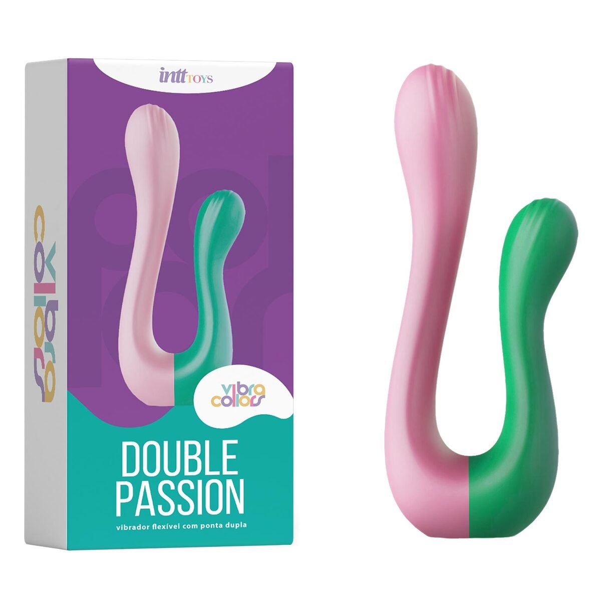 Vibrador Duplo com Pontas Flexiveis - Double Passion