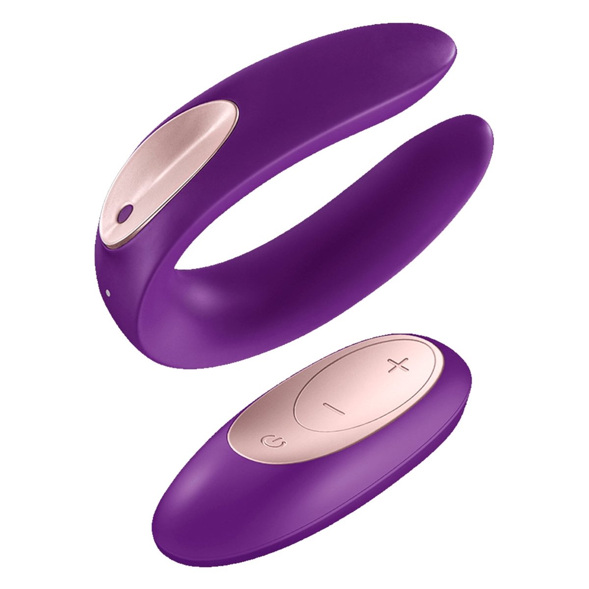 SATISFYER DOUBLE PLUS REMOTE - VIBRADOR PARA CASAL COM CONTROLE SATISFYER DOUBLE PLUS REMOTE - VIBRADOR PARA CASAL COM CONTROLE - Butique Bella