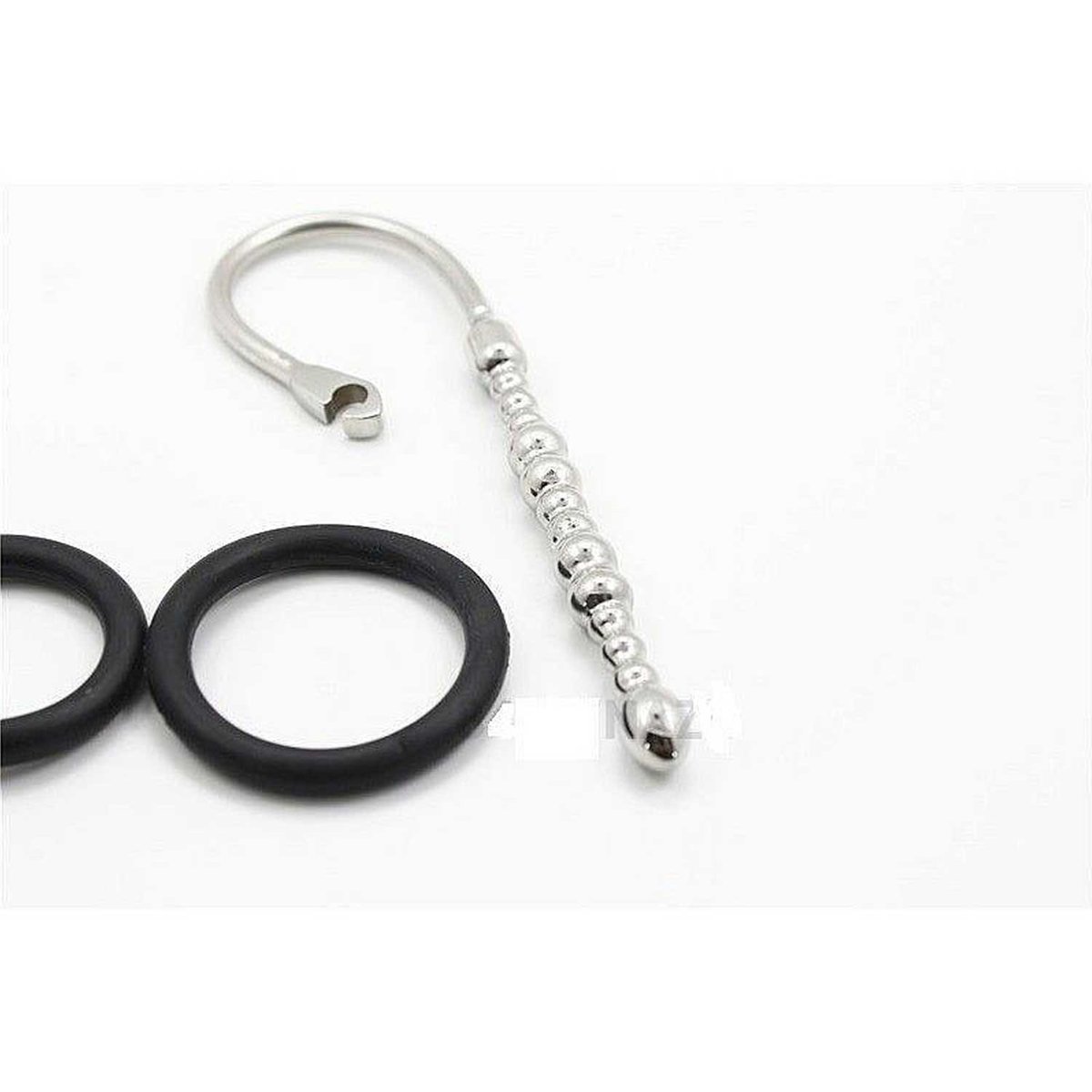 Sonda Uretral com Anel Escrotal - Pênis Plug F153