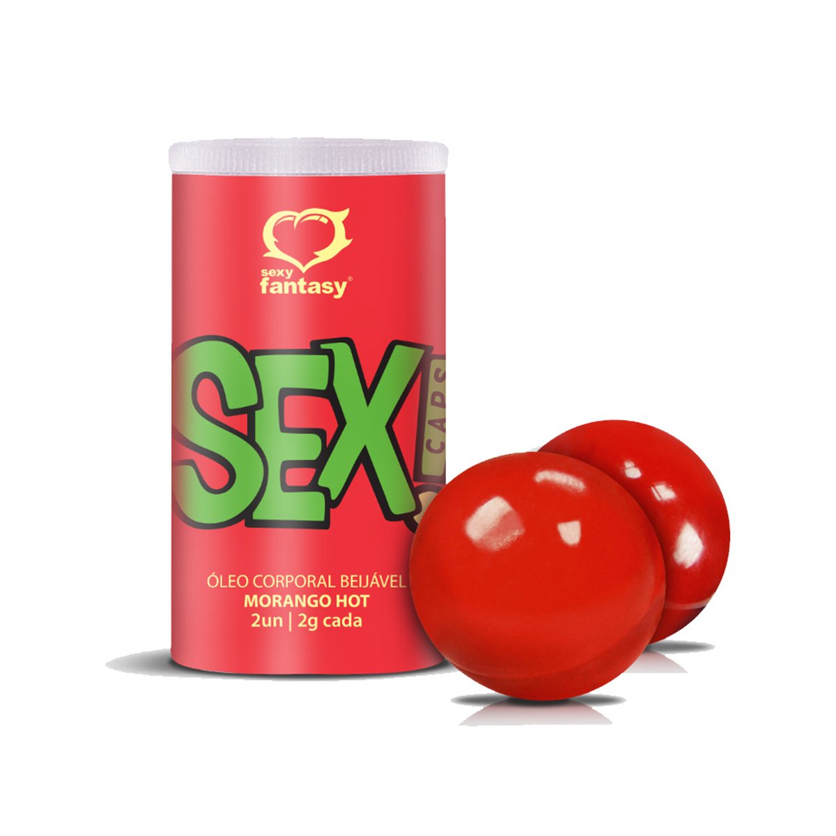 Bolinhas Explosivas Beijáveis Sex Morango — foto 1