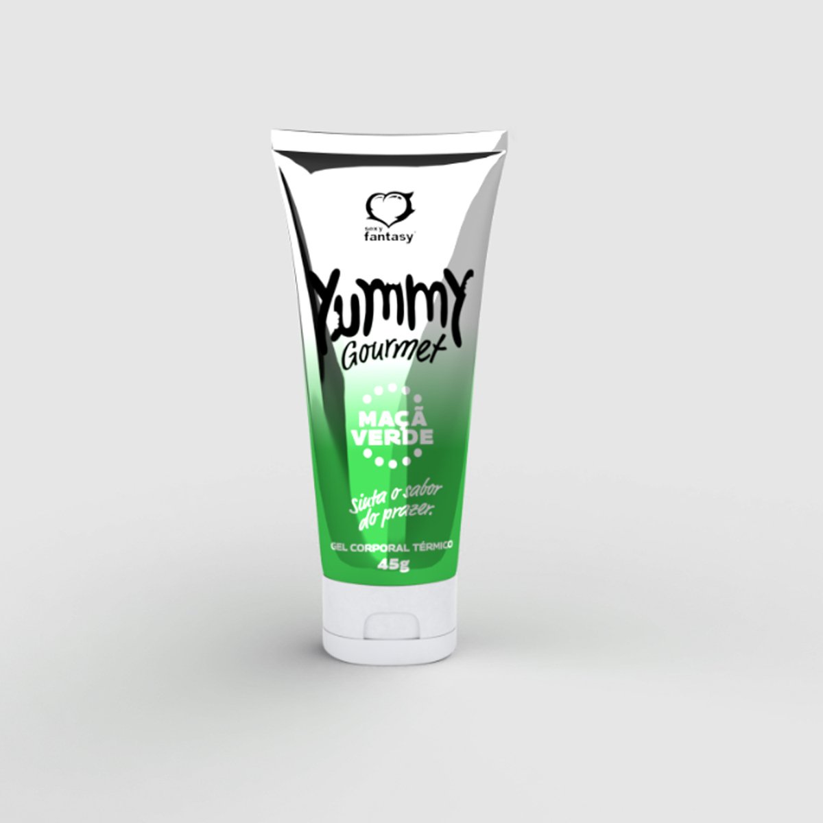 Gel Térmico Beijável Yummy Gourmet Maça Verde 45g