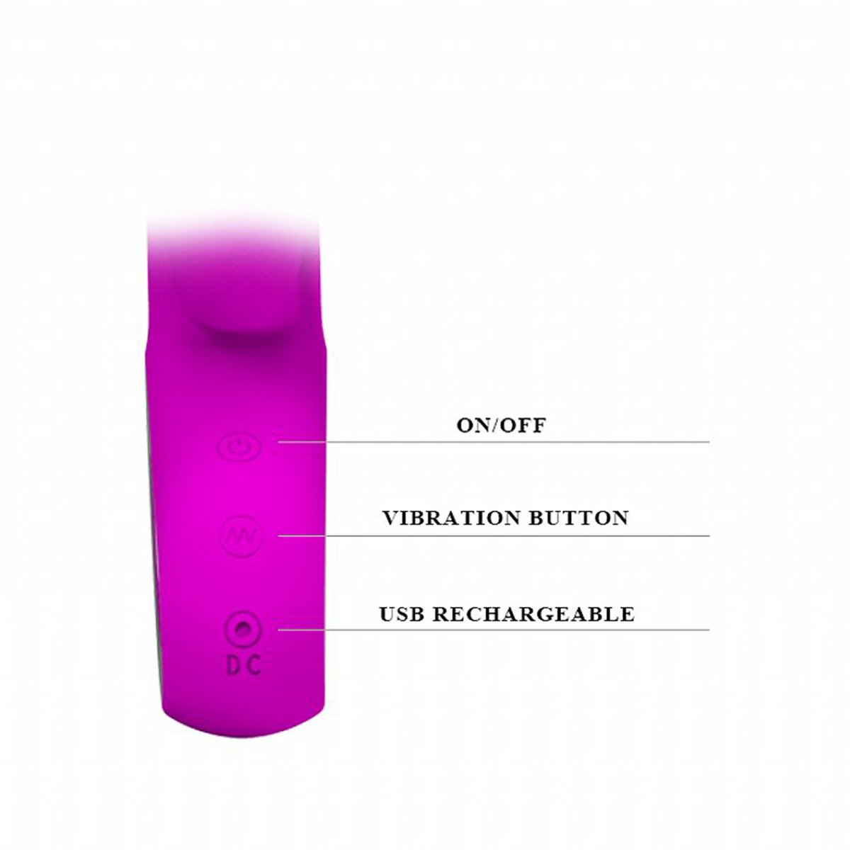 VIBRADOR PONTO G E CLITÓRIS 12 VIBRAÇÕES - WEBB VIBRADOR PONTO G E CLITÓRIS 12 VIBRAÇÕES - WEBB - Butique Bella