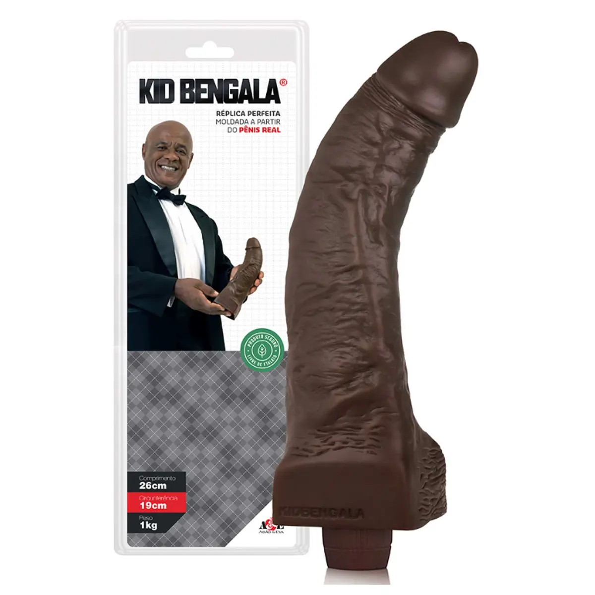 Réplica Kid Bengala - 32cm - Com Vibrador