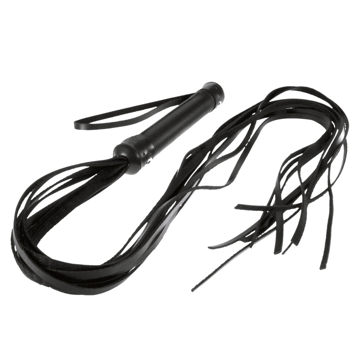 Chicote em Couro 9 Tiras - 90cm