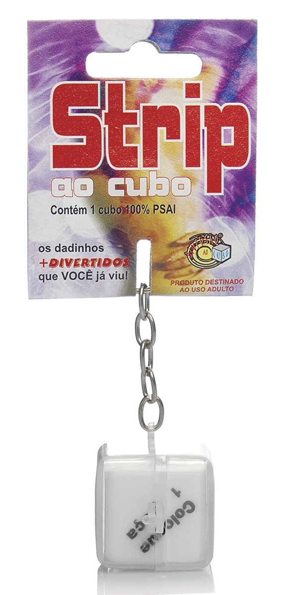Dado - Strip ao Cubo Chaveiro — foto 1