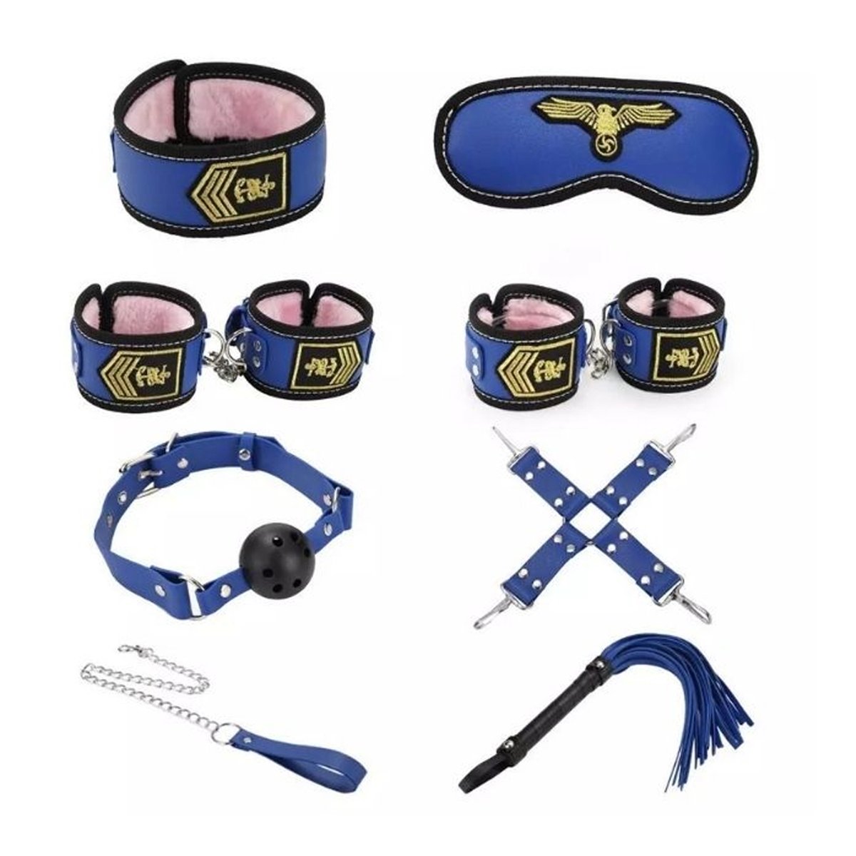 Kit bondage – 8 em 1 – Policia