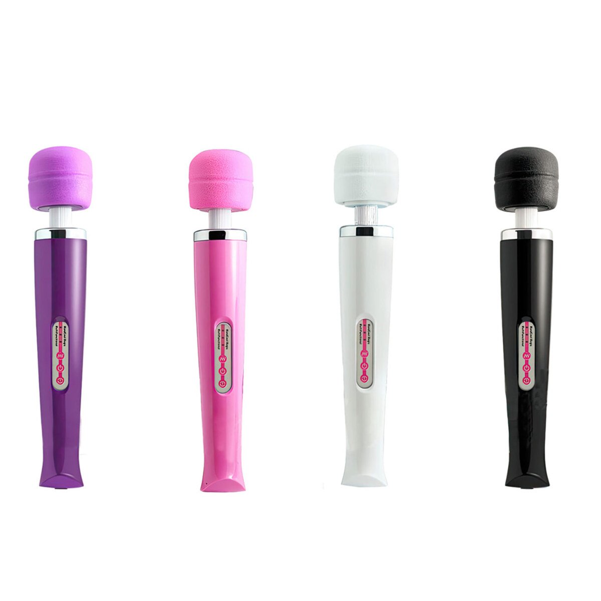 Vibrador Recarregável com 10 Vibrações Cabeça Flexível
