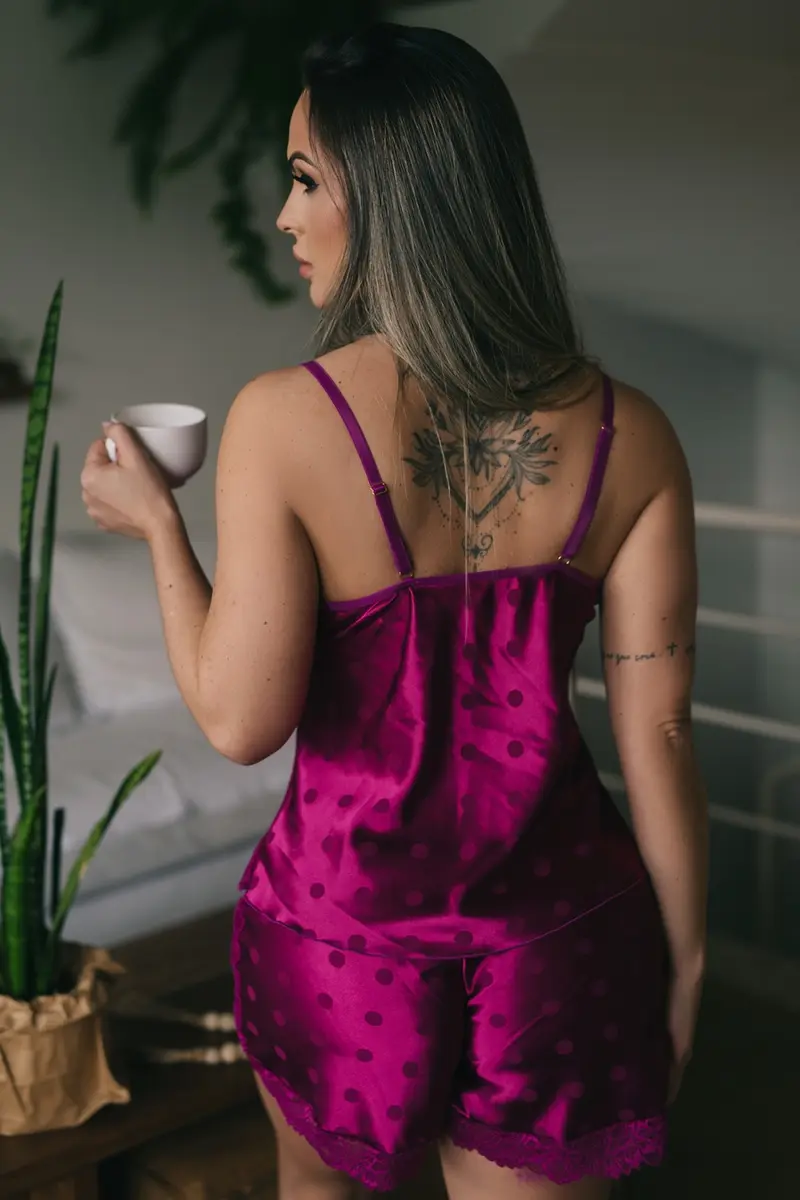 Short Dool em Cetim Odalisca — foto 1