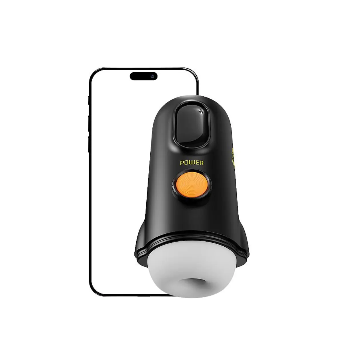 Masturbador Masculino Forma de Lanterna com App
