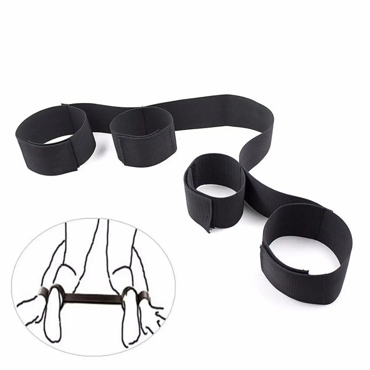 Kit Bondage Algema para Pulso e Pernas