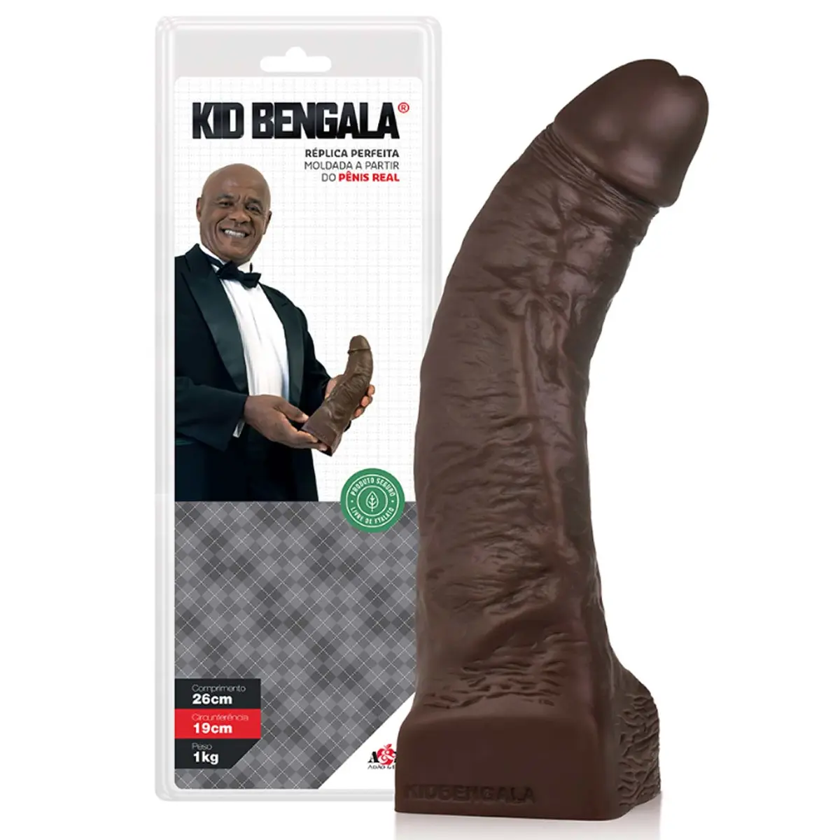 Kid Bengala Prótese Realística 26cm sem Vibrador — foto 1