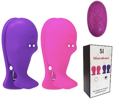 Grampos de Mamilos com Vibrador - Miscedence